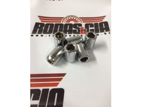 PORCA CROMADA LOB ALLEN / ROSCA 14x1,5 / CHAVE 19 E 21