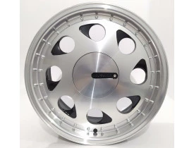 Jogo de roda Pingo D'Agua Wolfsburg com rebites e borda diamantada / B.A.R.Wheels