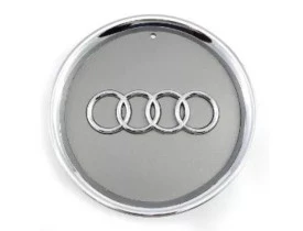 Calota Centro Da Roda / Audi A3  / A3 Turbo / Original / Cromada com aplique