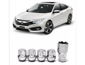 Porcas Antifurto para Rodas Honda Civic / City / Fit
