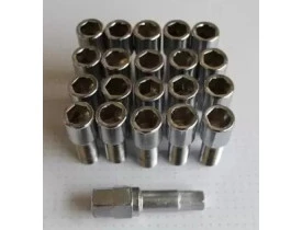 PARAFUSO GOLF / FOX / AUDI CROMADO LOB ALLEN / ROSCA 14X1,5 C/20PÇS