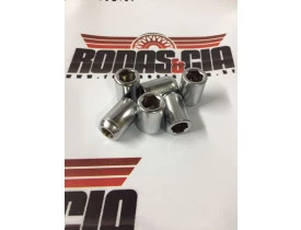 PORCA CROMADA LOB ALLEN / ROSCA 14x1,5 / CHAVE 19 E 21