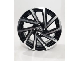  JOGO DE RODAS RSEVEN C/LOGO P/ VW, GM, FORD, FIAT, FORD, NISSAN, HYUNDAI, RENAULT / SCORRO S275